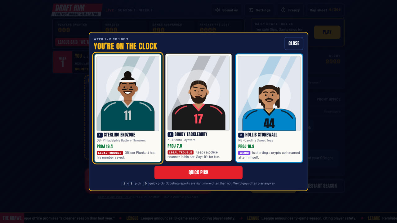 Pick your guy from three prospects and their scouting reports.